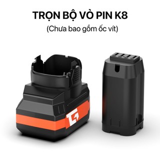  Vỏ Pin Máy Khoan Akuza K8 - Pin 8cell Không Kèm Ốc Vít 