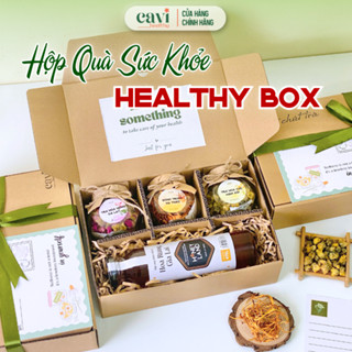 Hộp Quà Tặng Sức Khỏe, Mật Ong HoneyLand và Trà Hoa Sấy Lạnh Healthy Box, Quà Tặng Người Thân, Bạn Bè Và Người Yêu