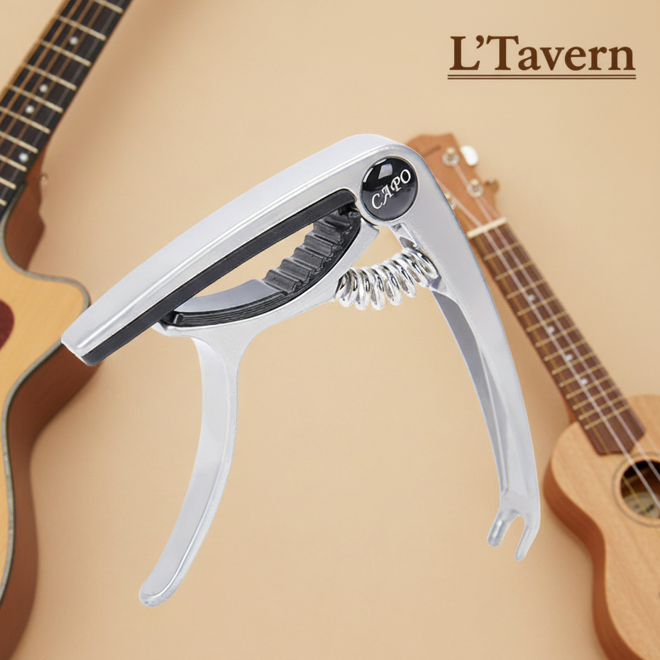 Capo guitar capo ukulele dùng cho các loại đàn guitar chất liệu nhựa kim loại bền đẹp Đàn Guitar Cap