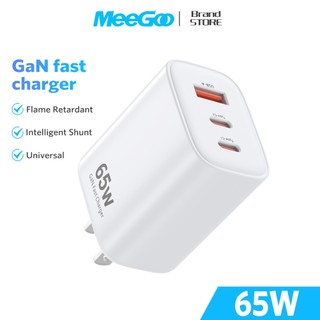 Củ Sạc Nhanh USB C 65W GaN MeeGoo Thích Hợp Cho Máy Tính Xách Tay,Laptop,Điện Thoại phone15 14 13