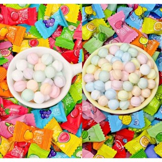   20 vị  Kẹo Ngậm Không Đường Thơm Miệng Vị Trái Cây Đủ Vị Gói và Viên Xá 100gr - Ăn Vặt 492 