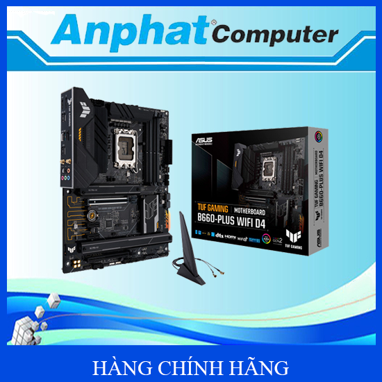Bo mạch chủ Main ASUS TUF GAMING B660-PLUS WIFI D4 Socket LGA 1700 - Hàng Chính Hãng