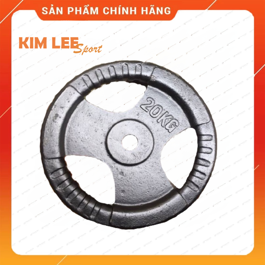 Tạ bánh gang 20kg, tạ đĩa gang 20kg phi 30 và phi 50 (giá 1 bánh tạ)