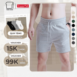 Quần short nam BAMI HOME, thiết kế lưng cao, chất vải nỉ chân cua thoáng mát, co giãn 4 chiều QN082