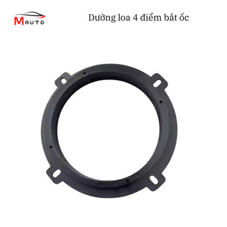 Dưỡng Loa Ô Tô 6.5 Inch 4 Lỗ Bắt Vít Adapter Mặt Nạ Loa Cửa Phổ Thông Cho Kia Hyundai Honda Mazda Chevrolet