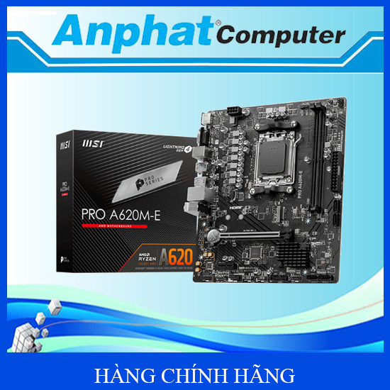 Bo mạch chủ Main PRO A620M-E Socket AM5 - Hàng Chính Hãng