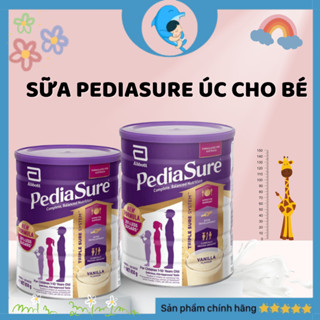 Sữa bột Pediasure Úc vị vani hỗ trợ tăng đề kháng, phát triển toàn diện cho bé từ 1-10 tuổi (Lon 850g)
