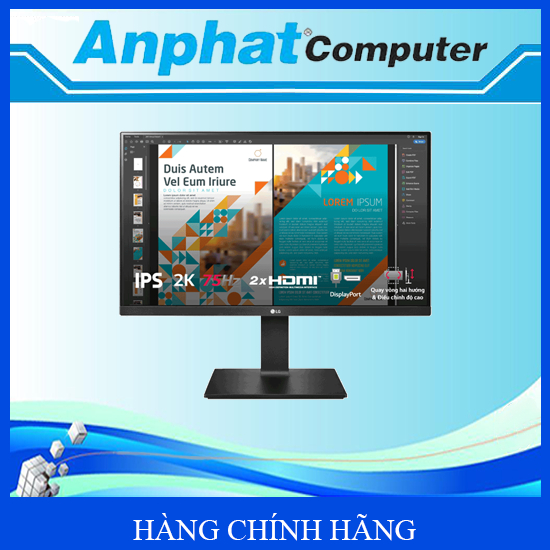 Màn hình chuyên đồ hoạ LG 24QP550-B 23.8"/2K/IPS - Hàng chính hãng - Bảo hành 24 tháng