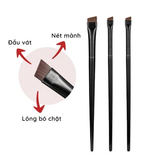 Cọ Kẻ Eyeliner Tém Lông Mày, vẽ bọng mắt nét mảnh siêu tự nhiên