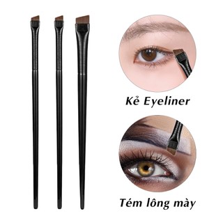 Cọ Kẻ Eyeliner Tém Lông Mày, vẽ bọng mắt nét mảnh siêu tự nhiên