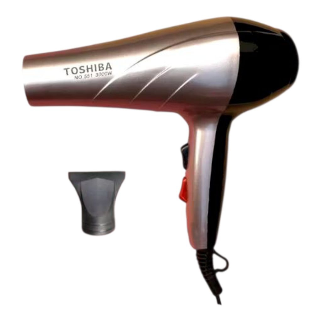 Máy Sấy Tóc TOSHIBA 551- Máy Sấy Tóc Công Suất Lớn 3000W 2 Chiều Nóng Lạnh( BH 12 tháng)
