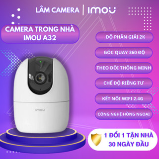 Camera wifi trong nhà imou A32EP A52P K2MP C22EP , camera imou đàm thoại 2 chiều,xoay 360 cảnh báo chuyển động