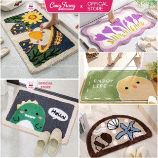  Thảm Chùi Chân lông cừu Thảm Lau Chân Nhà Bếp Nhà Tắm 100 Mẫu Mới 2025 