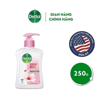 [LIVESTREAM] Nước rửa tay Dettol kháng khuẩn chăm sóc da - Chai 250g