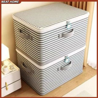  Hộp Vải Đựng Quần Áo Khung Thép - Gấp Gọn Thông Minh Phân Loại Quần Áo & Đồ Lót Sắp Xếp Tủ Đồ 