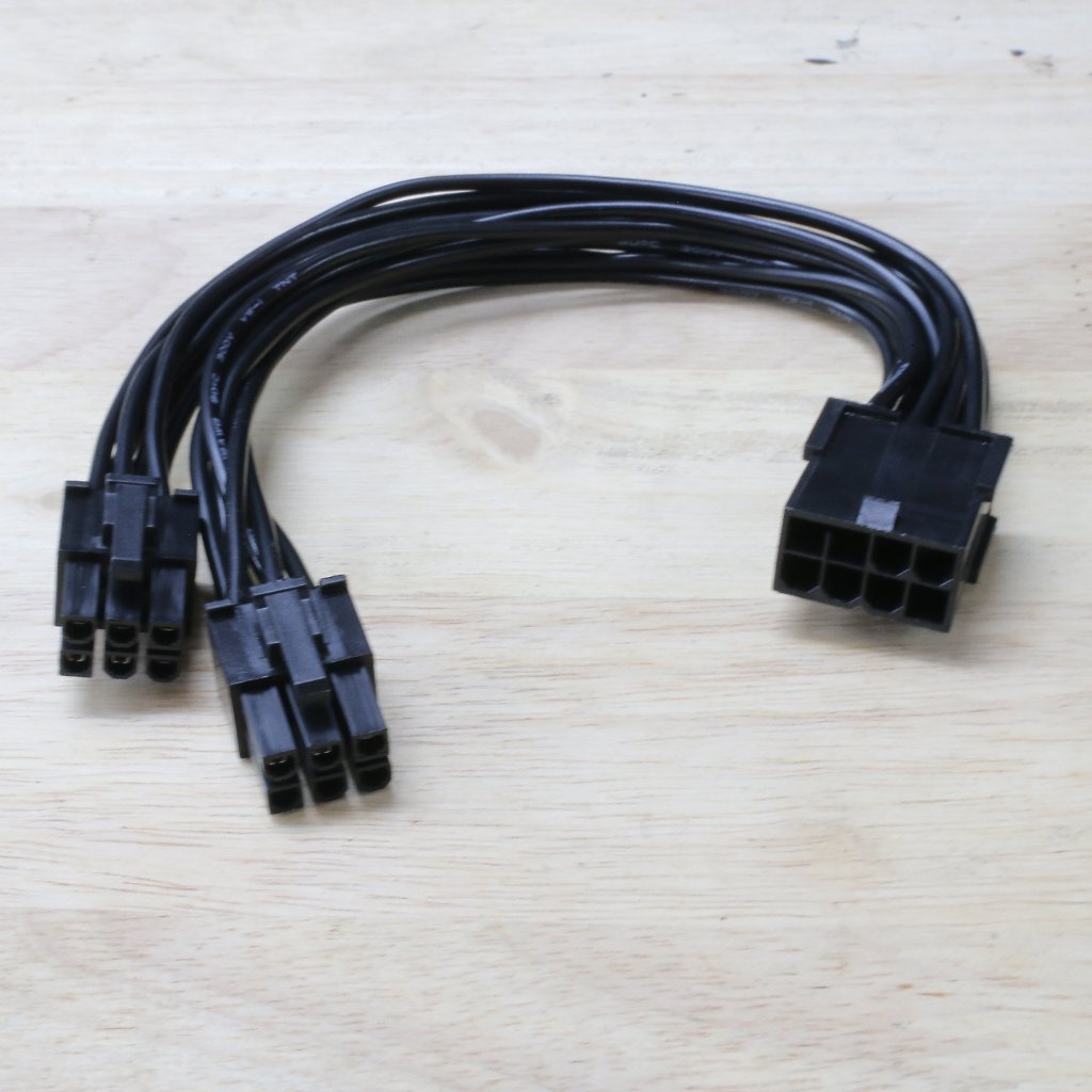 Dây chia 6Pin VGA ra 2 đầu 8(6+2) pin cho vga , 8 pin cpu ra 2 đầu 8(6+2) pin VGA , 8 Pin CPU ra 2 đ