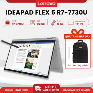Laptop Lenovo IdeaPad Flex 5 14ABR8 82XX00DLVN Ryzen 7 7730U | 16GB | 512GB | 14" | Pen | Xám