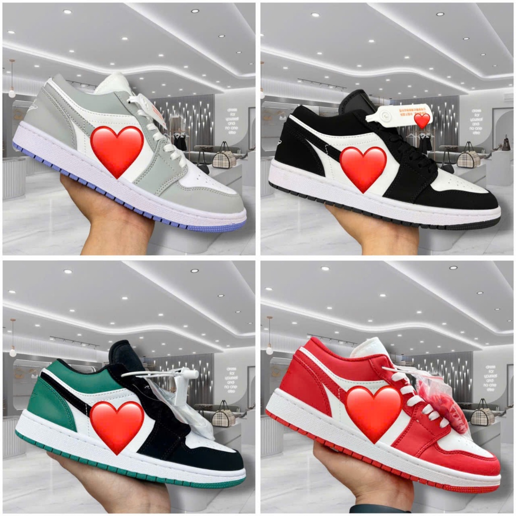 Giày_JD 1 Low Panda, Giày JD Cổ Thấp Bản Chuẩn S.C Đủ Size Nam Nữ Từ 36-44, Full Box Bill.