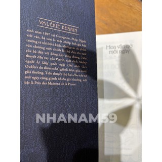 Sách - Hoa vẫn nở mỗi ngày (Valérie Perrin) (Nhã Nam)