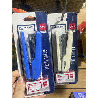 Dập ghim Deli_Bấm kim cao cấp Tặng kèm 1 hộp ghim_MS:0229