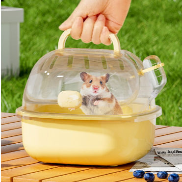 Lồng chuột hamster di động, lồng du lịch cho chuột lang bọ ú, hamster, lồng vận chuyển cho chuột lan