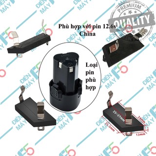 DMF5 Chân đế cài pin Makita - Dayi A3 - China 12.6V - China 16.8V | Tiếp điểm lấy điện các loại pin