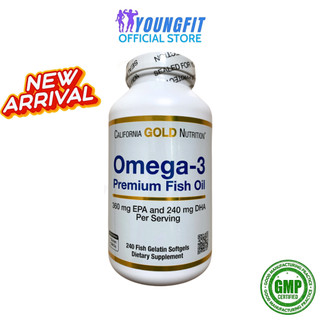  Viên Uống Dầu Cá Omega 3 Premium Fish Oil California Gold Nutrition Hỗ Trợ Tim Mạch Bổ Mắt Chống Viêm - YoungFit 