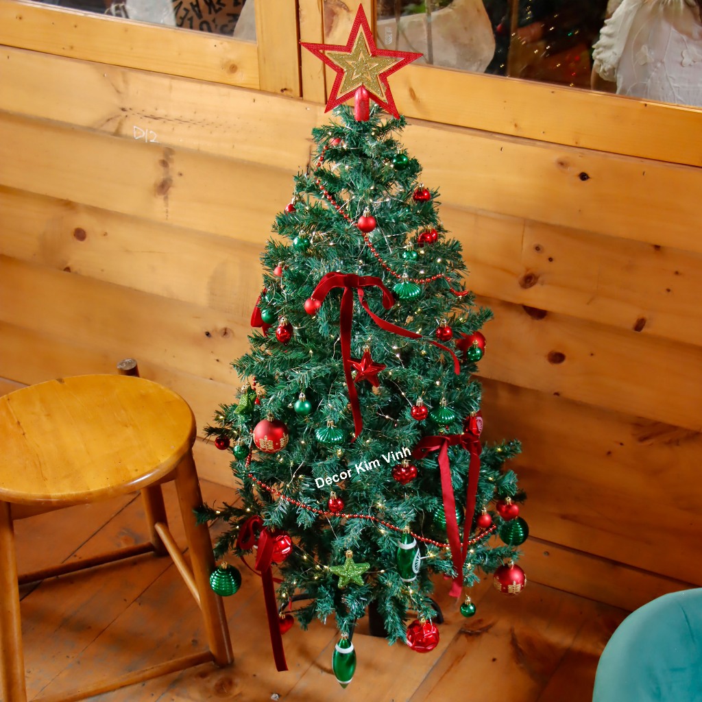 Set Phụ Kiện Trang Trí Cây Thông Noel SET14 Cao 1.2m
