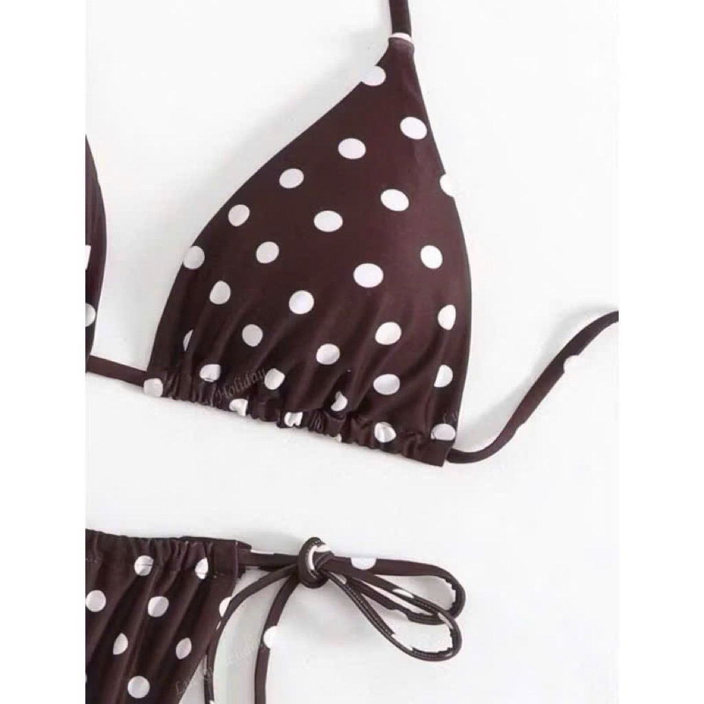 Bikini CAMCAM- Bikini 2 mảnh chấm bi siêu xinh hàng cao cấp(sẳn hàng-hoả tốc) | BigBuy360 - bigbuy360.vn