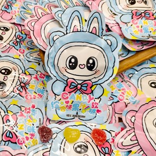  Combo 5 Gói Kẹo Dẻo Trái Cây Bọc Đường Labubu Ngộ Nghĩnh Ngon Ngọt 