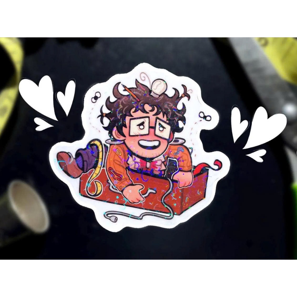 Móc khoá Junk Drawer Jerry Sticker KEYCHAIN