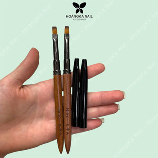 Cọ Niao Cán Gỗ cọ bản vuông tròn hoa cúc cọ tô cọ vẽ nét gel - phụ kiện nail Hoàng Ka 