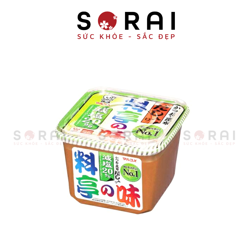Tương Miso Marukome giảm muối 750gr Nhật Bản