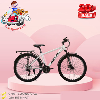 Xe đạp thể thao địa hình khung thép GELA vs CNV mới nhất 3 số 7 tốc độ Anh Quân Kids