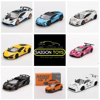 Saigontoys - MiniGT Lamborghini Huracan; SVJ; Sian; Urus; countach... nhiều mẫu-Xe mô hình tỷ lệ 1:64 chính hãng Mini GT