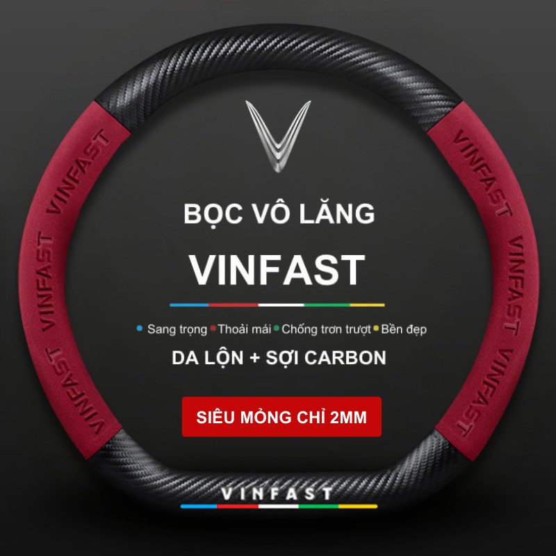 Bọc Vô Lăng Ô Tô Vinfast: Fadil, Lux A, Lux SA, VF3 VF5, VF6, VF7, VF8, VF E34, MPV7, Limo Green 2026