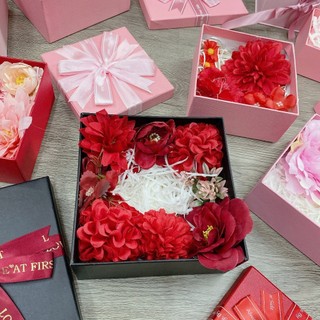HỘP QUÀ sinh nhật, VALENTINES 14.2 , 20.10 , 8.3/BÔNG SÁP THƠM TRANG TRÍ HỘP QUÀ