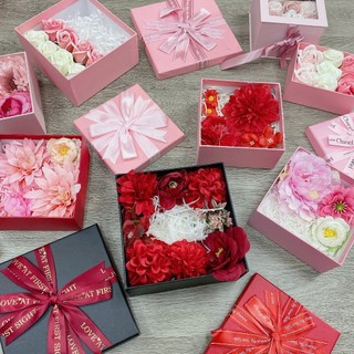 HỘP QUÀ sinh nhật, VALENTINES 14.2 , 20.10 , 8.3/BÔNG SÁP THƠM TRANG TRÍ HỘP QUÀ