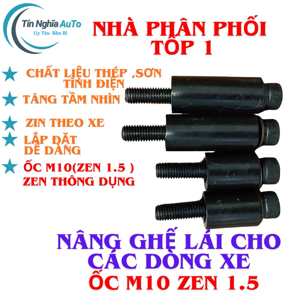 Nâng Ghế Lái Ô Tô 3cm và 5cm (VF3 ,VF5, về Fadi, các dòng xe)
