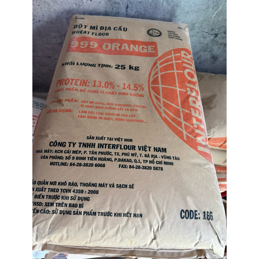 Bột mì 999 bao 25kg date mới
