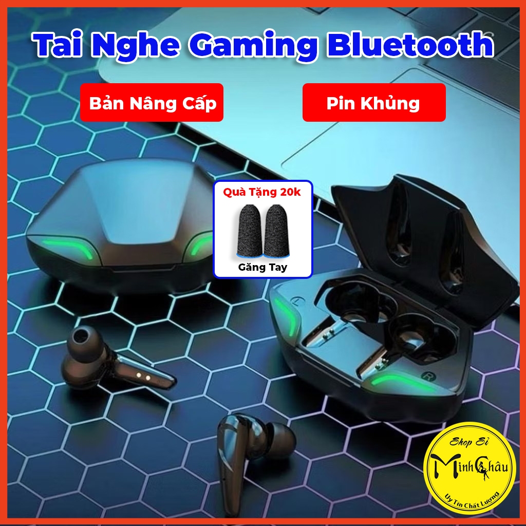Tai Nghe Gaming Bluetooth G11, Tai Nghe Không Dây Độ Trễ Thấp Thời Gian Chờ Lâu Chống Thấm Nước Pin 