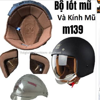 Kính và bộ lót bên trong Mũ Bảo Hiểm  Royal M139 kính âm
