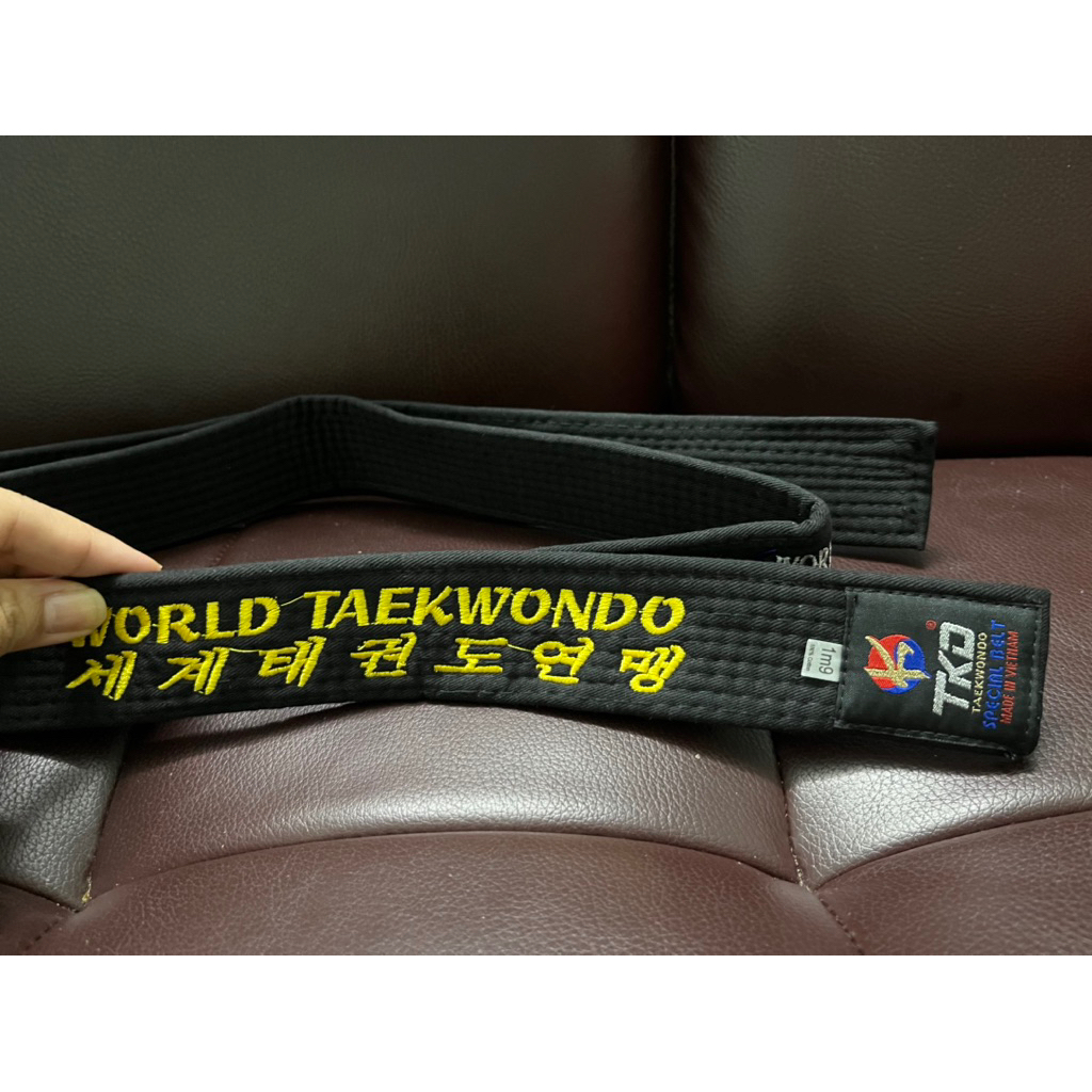 Đai đen 1 vòng _Taekwondo DÀI 1m9