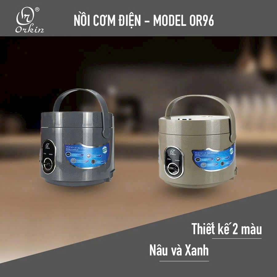 Nồi cơm điện Mini Orkin thái lan OR96 - 0,6L Lòng nồi Ceramic chống dính