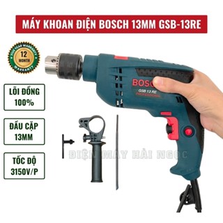 Máy Khoan Tường Cầm Tay BOSC Hai Chế Độ Sắt Gỗ Và Bê Tông Đầu 13mm  Nhỏ Gọn - Máy Khoan Điện Tốt Bền - Lõi Đồng