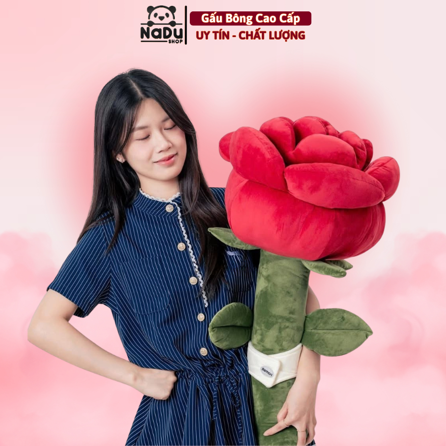 Bông Hoa Hồng Khổng Lồ Nhồi Bông, Quà Tặng Người Yêu Ngày 8/3, Quà Tốt Nghiệp, Chụp Kỷ Yếu Cao Cấp