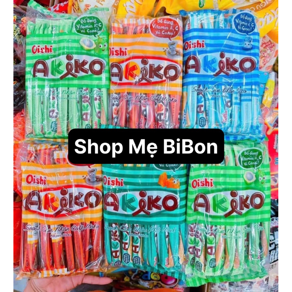 Gói Snack Que Akiko Oishi Gói 140 gam