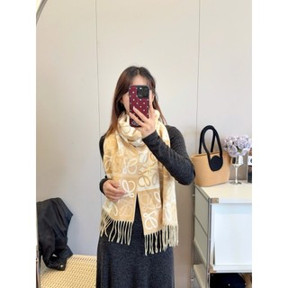 Khăn choàng cổ len dạ Cashmere 180x45cm 2 mặt mềm mịn, giữ ấm tốt - Khăn quàng cổ mùa đông dễ phối đồ