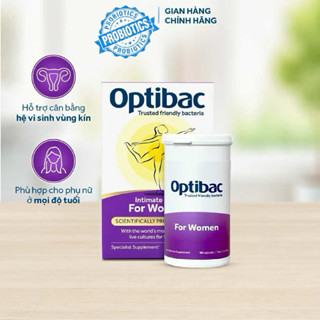  Optibac tím 90 viên chính hãng NHẬP KHẨU  Optibac probiotics for women  