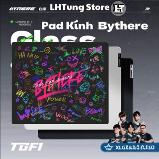   SẴN GIAO  Pad kính gaming Bythere - Lót chuột Bythere | Pad kính chơi game đế PU  Chính hãng full box  